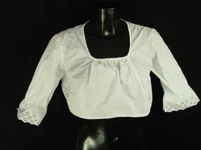 Gr.40 Dirndlbluse Bluse für Dirndl Trachtenbluse B1352