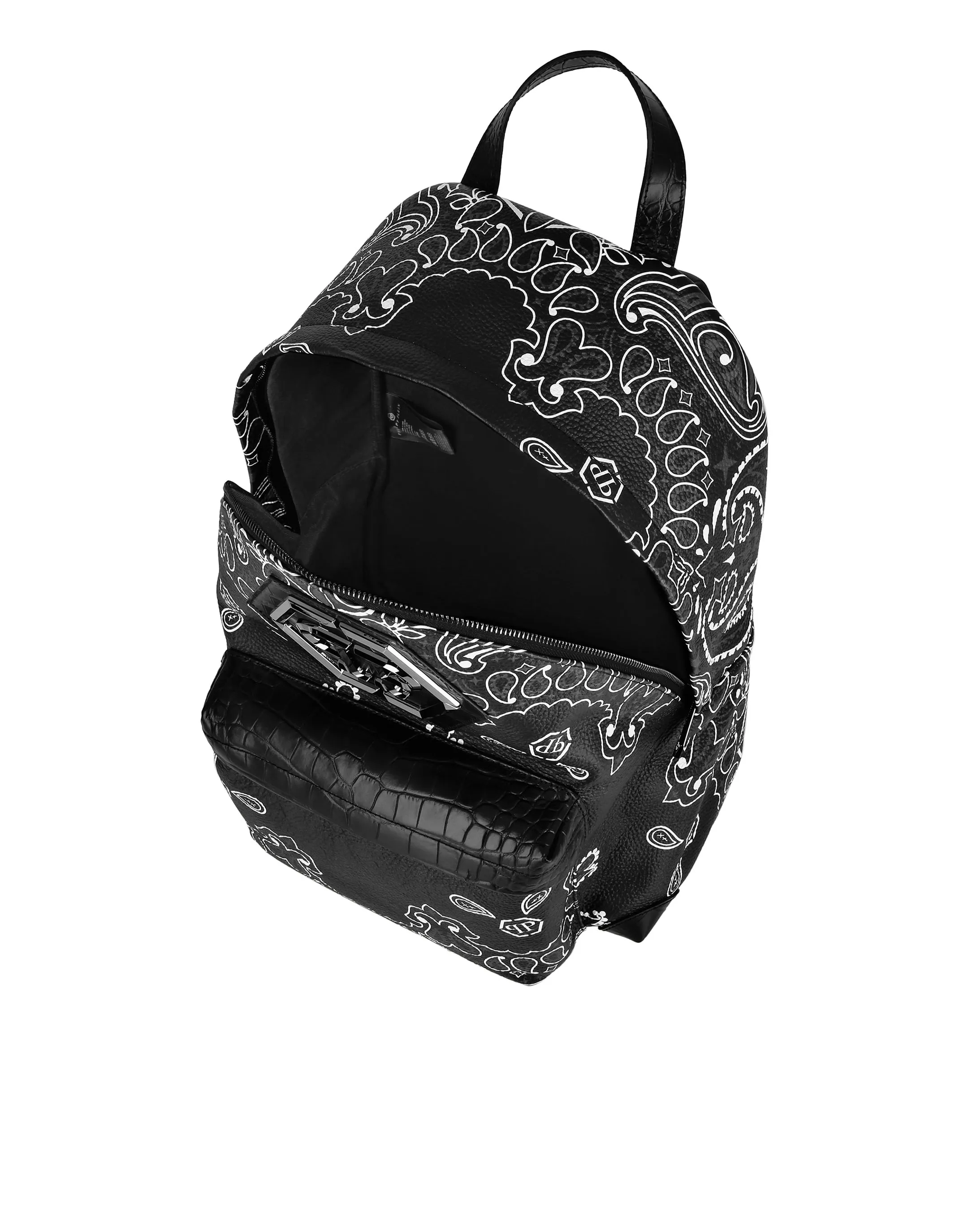 Leather BAckpack Paisley