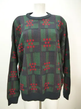 Louis Fashion blau mit Karomotiv faszinierender Herren Norweger Pullover Gr.XL