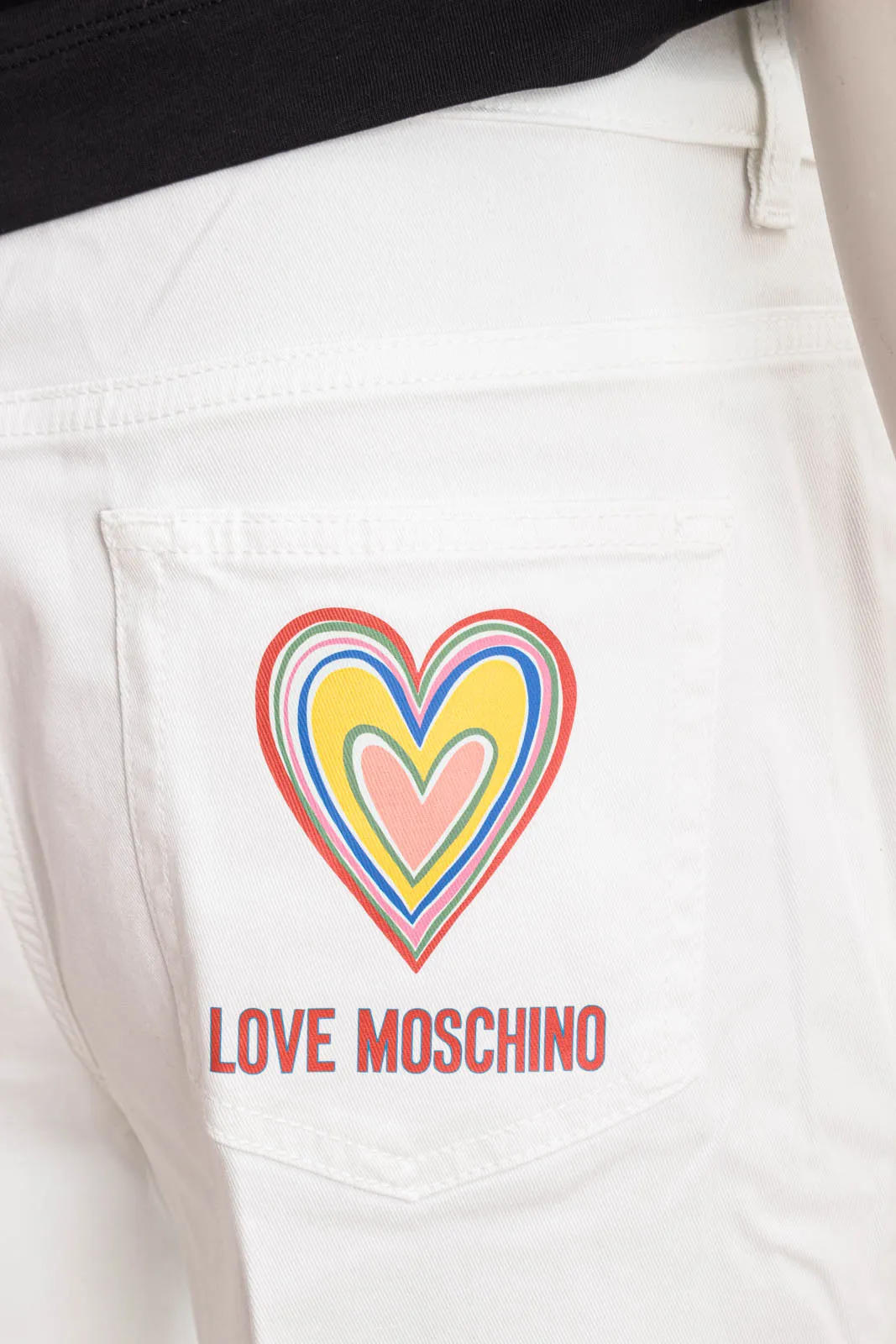 LOVE MOSCHINO Jeans POWER DENIM WHITE 