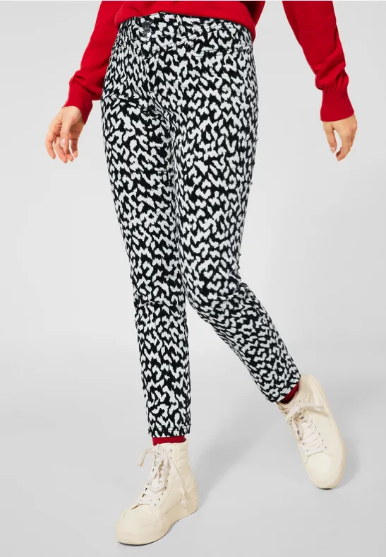 Street One Casual Fit Hose mit Print  - Style YULIUS
