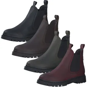 Tamaris Damen Chelsea Boot Leder Stiefelette lose Einlage Stretcheinsätze
